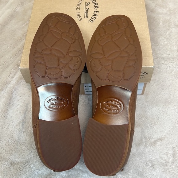 Kork-Ease Kit Chelsea Brown Leather Slip-on Ankle Boot Bootie - Sz 9, New In Box - Picture 10 of 12